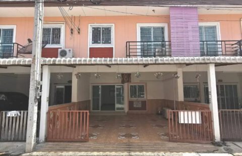 ♥️ ขายทาวน์เฮ้าส์ 2 ชั้น โครงการฟ้าใส วิลล์ หนองตำลึง ชลบุรี​ บ้าน​ต่อเติม​พร้อมอยู่​