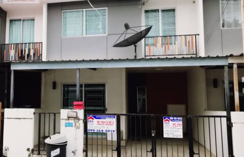 ขายทาวน์เฮ้าส์2ชั้น สภาพใหม่พร้อมเข้าอยู่