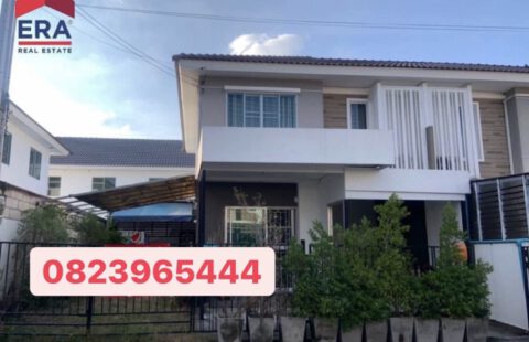 #ขายทาวน์เฮ้าส์บ่อวิน #ใกล้อิสเทิร์นซีบอร์ด #สภาพดี #หมู่บ้านพฤกษา หลังริม