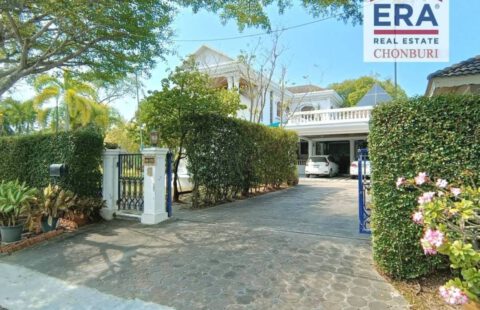 Vายบ้านเดี่ยวหรูระดับพรีเมี่ยมพร้อมที่ดินกว่า 2 ไร่ ในโครงการปัญญารีสอร์ท บางพระ ( เนื้อที่ 2 ไร่ 22 ตรว.)