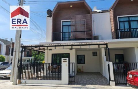 #Vายทาวน์โฮมหลังมุมหมู่บ้านวีวิลเลจบางแสน มิตรสัมพันธ์