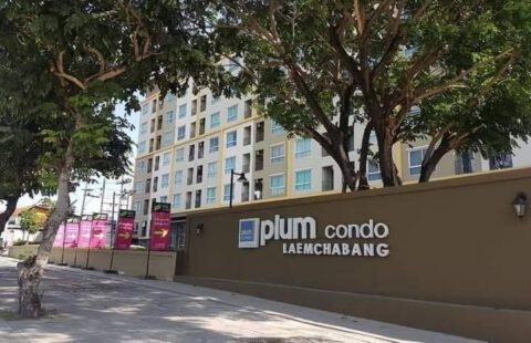 Vายคอนโด ” พลัมคอนโด แหลมฉบัง เฟส 1″