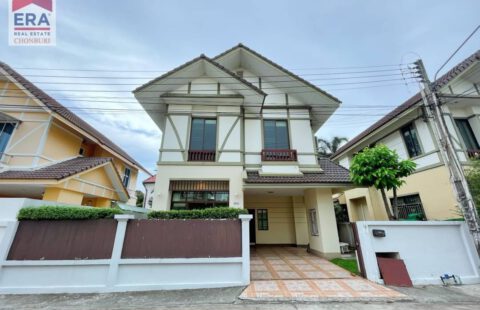 🏠 #Vายบ้านเดี่ยว2ชั้น #หมู่บ้านเดอะพลัส 🏠  3 ห้องนอน 3 ห้องน้ำ ทำเลดีมาก ติด #ถนนศรีราชา-นาพร้าว