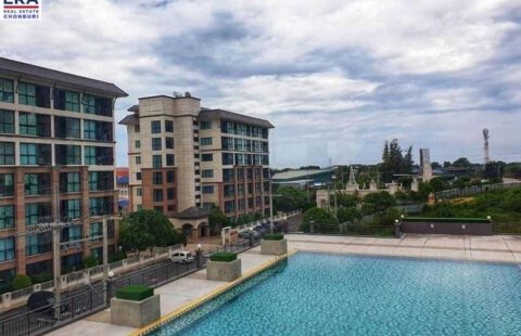 ขายคอนโดเอ็กซ์ซีด ทุ่งกราด-แหลมฉบัง ห้องแต่งครบพร้อมเฟอร์ (พร้อมอยู่)