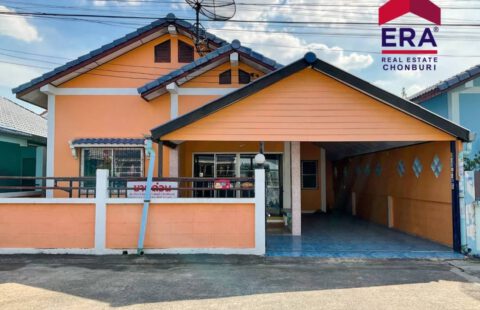 Vายทาวน์เฮ้าส์ชั้นเดียว หมู่บ้านสหศรีทองวิลล่า เนื้อที่31.2ตร.ว.