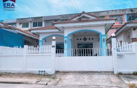 ขายเดี่ยวชั้นเดียว 2 ห้องนอน พร้อมเฟอร์นิเจอร์  ตกแต่งไว้อย่างดี โครงการในฝัน 9 ซอย 4 (เครือสหพัตน์ศรีราชา)