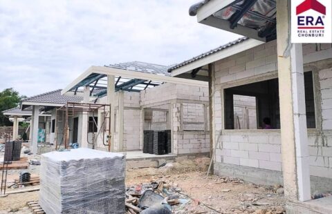 ‼️เปิดจอง บ้านเดี่ยว 1 ชั้น สร้างใหม่ มีเพียง 6 หลังเท่านั้น ‼️  🏡🥰#ขายบ้านเดี่ยว 1 ชั้น มือ 1 สร้างเอง ไม่มีค่าส่วนกลาง เนื้อที่เริ่มต้นที่ 55 ตร.ว. ตกแต่งสไตล์ โมเดิร์น