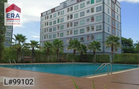 🏠 #ขายคอนโดมีเนียมบ่อวิน ชั้น4 ห้องริม วิวภูเขา, สระว่ายน้ำ   #เดอะกรีนเนอรี่ บ่อวิน (LN#99102)