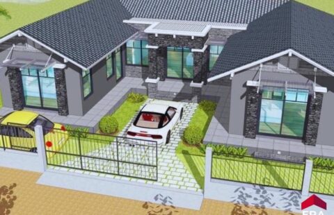 ขายด่วน บ้านเดี่ยวชั้นเดียวพื้นที่กว้างขวาง