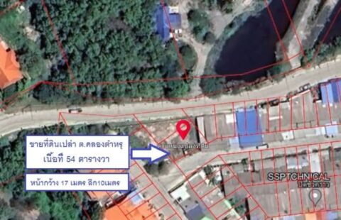 ❌❌ขายที่ดินเปล่า 54 ตรว. ❌❌ ขายที่ดินเปล่า ไม่ต้องถม สาธารณูปโภคเข้าถึง โซน นิคมอมตะชลบุรี