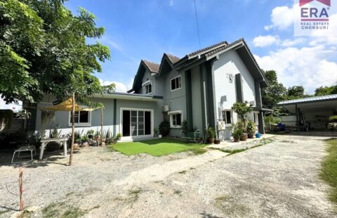 ขายที่ดิน พร้อมสิ่งปลูกสร้าง บ้านพัก 2 หลัง และ อาคารออฟฟิส 1 หลังด้านหน้า