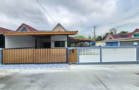 📣📣เปิดจอง‼️#บ้านทาวน์เฮ้าส์ชั้นเดียว🏡 หลังริม 📌 #หมู่บ้านพฤษชาติ6_หนองค้อ ถนน ท่อน้ำ-หนองค้อ