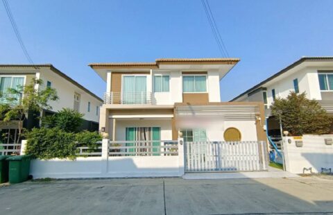 #ขาย/เช่าบ้านเดี่ยว2ชั้นเดียวบ่อวิน   #หมู่บ้านเลควัลเล่ย์บ่อวิน   🏠พื้นที่ 49.9ตร. ว.  (บ้าน) Type B ใกล้ : รร.มารีวิทย์ , โรบินสัน