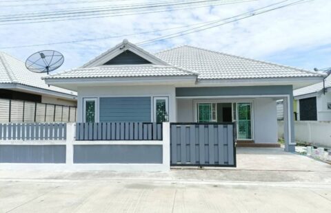 #ขายบ้านเดี่ยวชั้นเดียวพานทอง บ้านสวยทำเลดี เดินทางสะดวก ถนนกว้าง เงียบสงบ มีความเป็นส่วนตัว