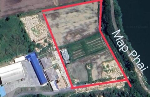 #ขายที่ดินพานทอง เนื้อที่ 5ไร่ 🟡ผังสีเหลือง  ขาย ไร่ละ 2.2ลบ.   ขายต่ำกว่าราคาประเมิน!!!!!!!! ใกล้รร.อีเทค ,ถนนศุขประยูร