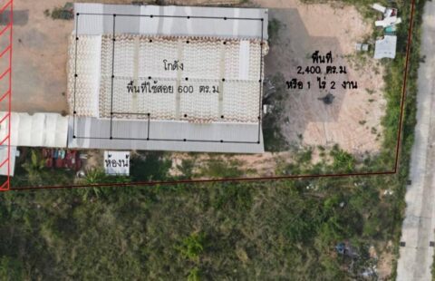 A#โกดังให้เช่า 600 ตารางเมตร ผังสีม่วงลาย #บ่อวิน