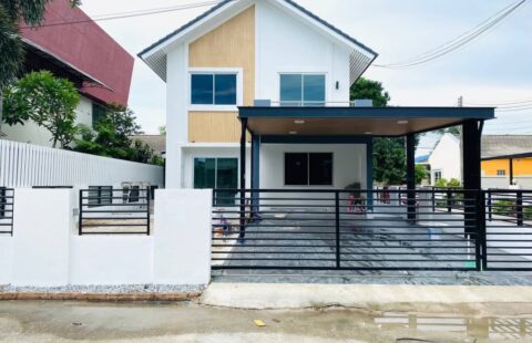 📣 K#บ้านเดี่ยวหลังมุม ม. บางละมุงโมเดิร์นโฮม