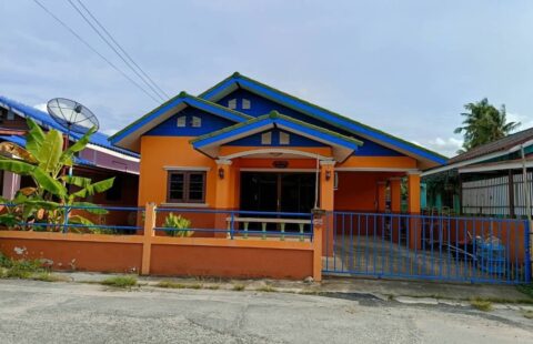 A#ขายบ้านเดี่ยว 50 วา หลังตลาดโป่งสะเก็ด ต่อเติมครบ #หมู่บ้านสุขนิมิตสวนเกษตร2 ซอยแรก ขวามือ