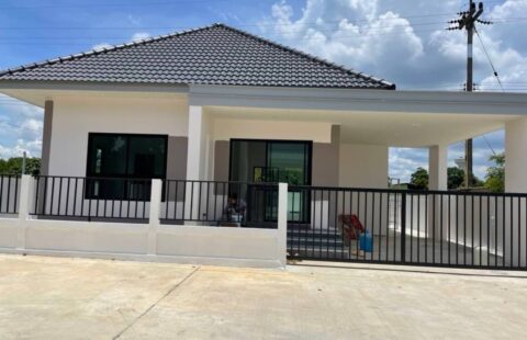 K#บ้านเดี่ยวมือ1 พนัสนิคม 🏡 2 ห้องนอน 2 ห้องน้ำ 1 ที่จอดรถ ขนาด 45 ตารางวา