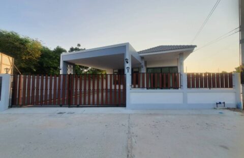 Wขายบ้านใหม่มือหนึ่ง ชั้นเดียว ไม่มีค่าส่วนกลาง