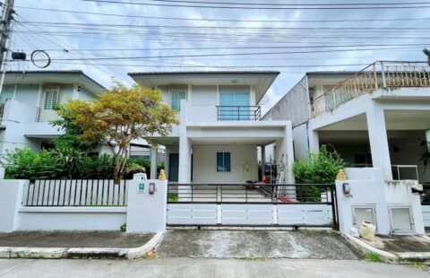 #ขายบ้านเดี่ยว2ชั้น หน้าบ้านไม่ชนกับใคร  📌 พิกัด : K#หมู่บ้านเดอะทรี หนองขาม