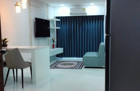 K📢 ขาย-ให้เช่าคอนโดรีโนเวท_ พร้อมอยู่ 📌 แหลมฉบัง_อ่าวอุดม 🔹ขนาด 56 ตรม. 1 นอน 1 น้ำ