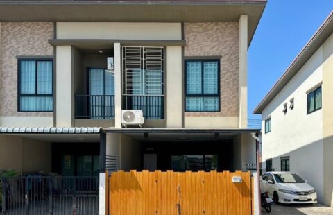 K#ปรับลดราคา 200,000 #ทาวน์เฮ้าส์2ชั้น (หลังริม) #หมู่บ้านเดอะเพอร์เฟคทาวน์ #เครือสหพัฒน์ #ไร่หนึ่งหนองขาม