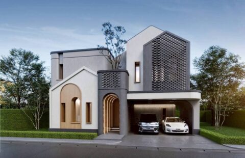 K#พูลวิลล่าหรู สไตล์ผสมผสานระหว่างโมเดิร์น