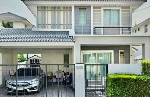 K#บ้านเดี่ยว2ชั้น ท่ามกลางธรรมชาติ 📌 Life in the garden โรงโป๊ะ-มอเตอร์เวย์