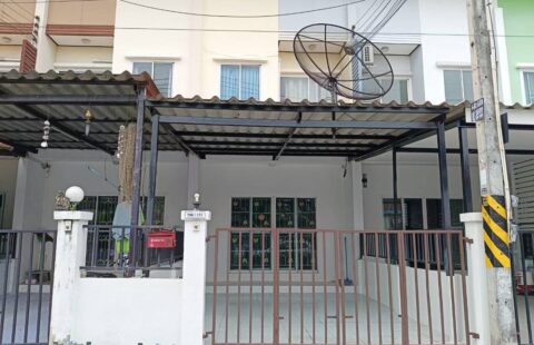 P#ขายทาวน์เฮ้าส์2ชั้นศรีราชา  #เครือสหพัฒน์ หมู่บ้านธัญวลัย  #ติดถนน