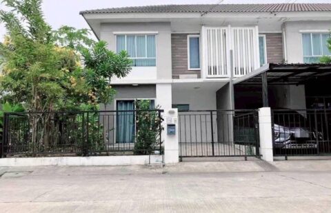 ขาย/เช่าทาวน์โฮม สไตล์ Modern  ม.พฤกษาวิลล์ 71/1 ใกล้ท่าเรือแหลมฉบัง ชลบุรี  (หลังมุม ถนนสุขุมวิท)