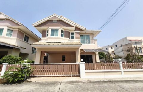 🏡 P#ขาย/ให้เช่าบ้านเดี่ยวหลังมุมบางแสน พื้นที่59.7 ตรว. #หมู่บ้านมณีรินทร์บางแสน #บ้านปึก