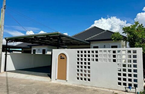 🏠 #บ้านเดี่ยวชั้นเดียว #บ้านสร้างใหม่พร้อมอยู่ เมืองศรีราชา A(5/11/68.)