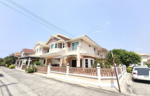 🏡 #ขายบ้านเดี่ยวหลังมุมบางแสน พื้นที่ 59.7 ตรว. #หมู่บ้านมณีรินทร์บางแสน #บ้านปึก A(26/01/69)