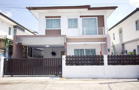 🏠🔥#ให้เช่า 𝐅𝐨𝐫 𝐑𝐞𝐧𝐭 !!🔥  🔥房屋出租🔥 🏠#ให้เช่าบ้านเดี่ยว2ชั้นเดียวบ่อวิน A(4/02/69)