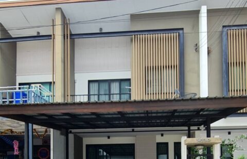 🏠🏘️ #ให้เช่าทาวน์โฮม2ชั้นศรีราชา ฝั่งสวนเสือ #หมู่บ้านสวนเสือปาล์มฮิลล์ #ติดถนนหลัก A(16/05/69)